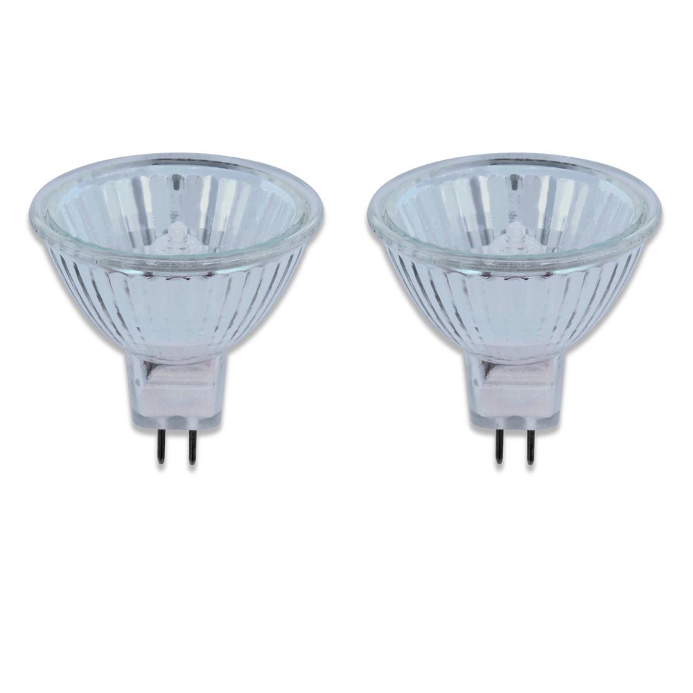 Lot Of 20 Sylvania Tru-Aim MR16 Bulbs – 35W 12V 10° Narrow Spot, FRB/C Reflector